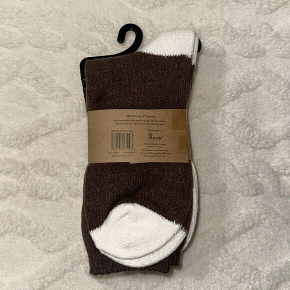 BORN Earth Tones Ivory Brown White US W 4-10 Super Soft Quarter Socks 3 pack - Picture 3 of 8